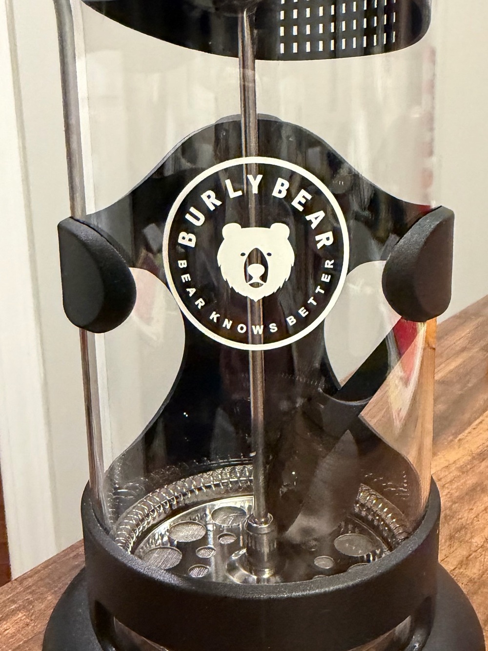 Black French Press Coffee Maker - BurlyBear
